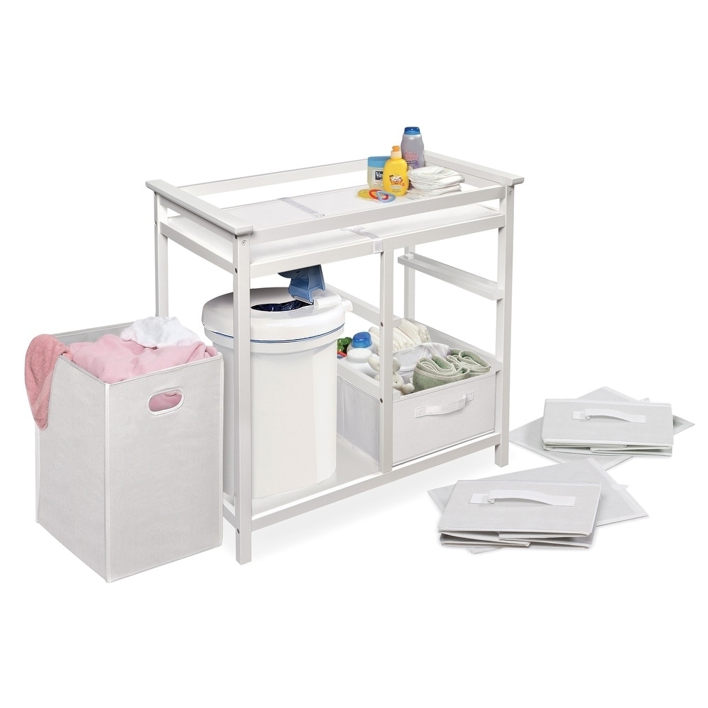changing table with hamper