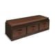 preview thumbnail 10 of 10, Badger Basket Kid's Storage Bench with Cushion and Three Bins