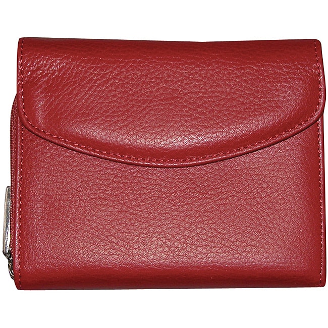 Shop Dopp 'Roma' Leather Double-zip Card Holder Wallet - Free Shipping ...