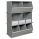 Three Bin Stackable Storage Cubby - Thumbnail 8