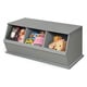 Three Bin Stackable Storage Cubby - Thumbnail 5