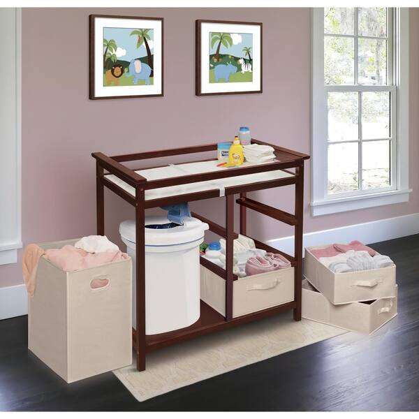 Shop Modern Cherry Changing Table Free Shipping Today