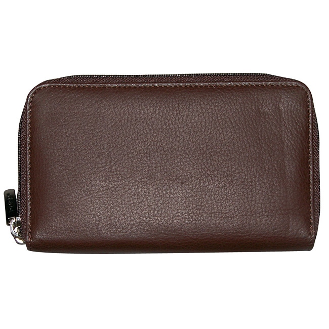 Dopp Women&#39;s Roma Double Zip-around Checkbook Wallet - Free Shipping On Orders Over $45 ...