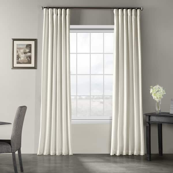 Shop Exclusive Fabrics Off White Vintage Faux Textured Dupioni