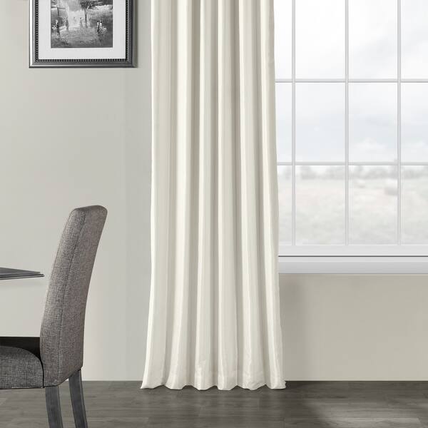 Shop Exclusive Fabrics Off White Vintage Faux Textured Dupioni