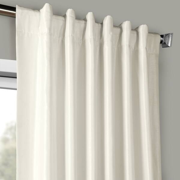 Shop Exclusive Fabrics Off White Vintage Faux Textured Dupioni