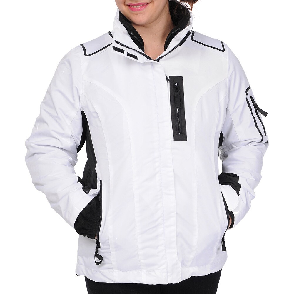 water resistant hooded jacket