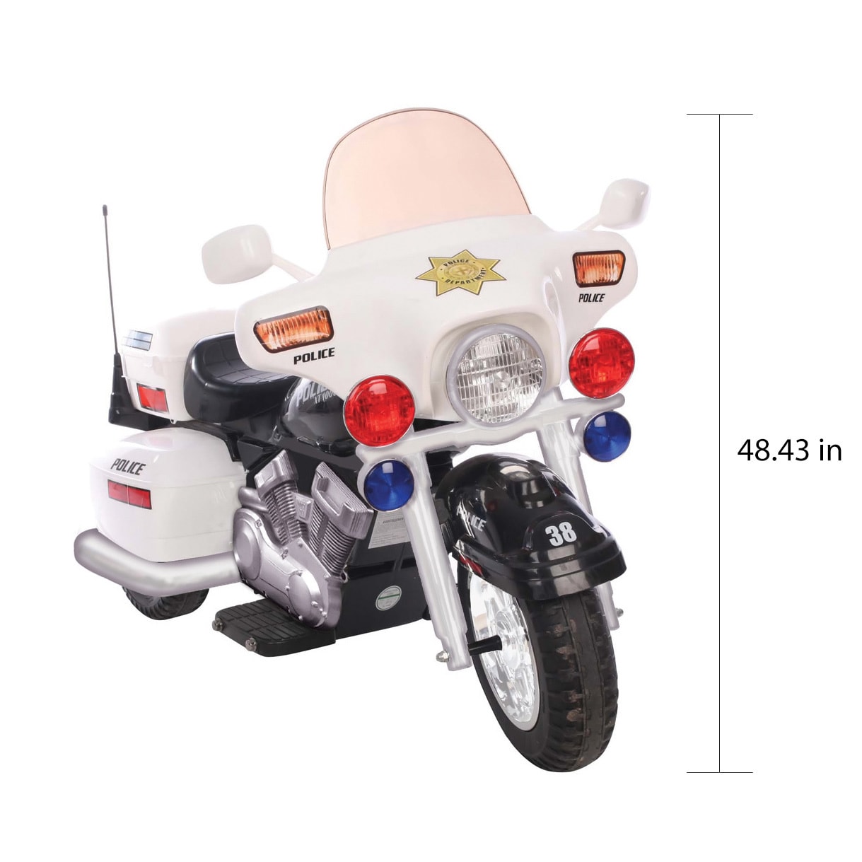 kid motorz police motorcycle