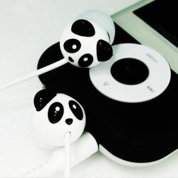 Pineapple Panda Earphones