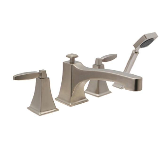 Roman Tub Filler Bathroom Faucet w/ Hand Shower