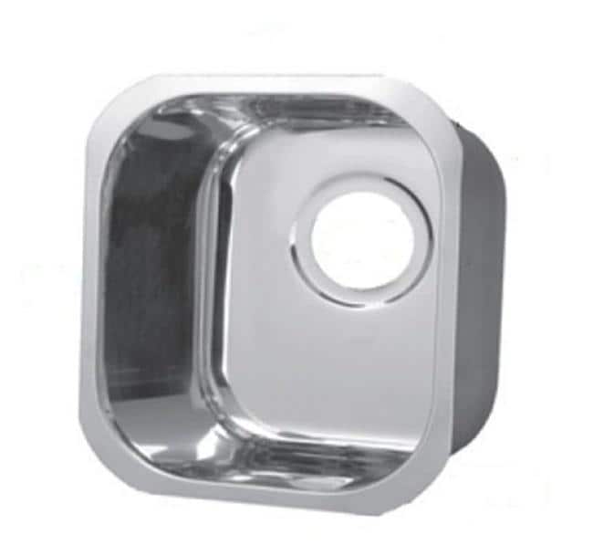 Portia 12 Inch Square Polished Nickel Bar Sink Free Shipping Portia 12 Inch Square Polished Nickel Bar Sink