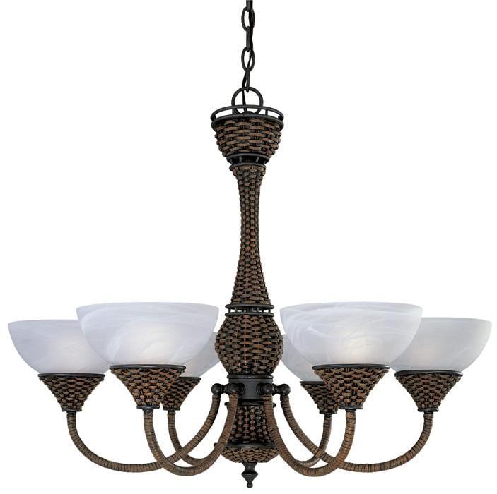 West Indies Bronze Chandelier  