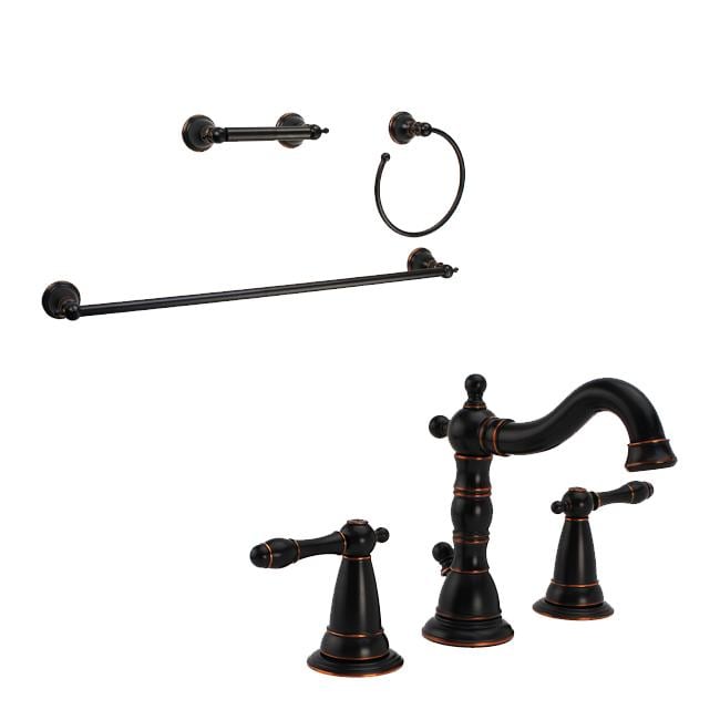 Fontaine Monarch Noble Bronze Accessory Set/ Bathroom Faucet Fontaine Bathroom Faucets