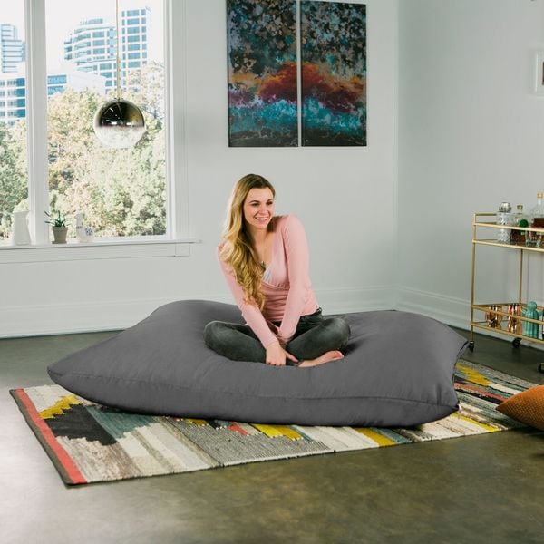 Bed bath & beyond deals microsuede bean bag chair