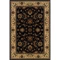 Astoria Black/ Ivory Traditional Area Rug (10' x 12' 7) - 10' x 12'7"