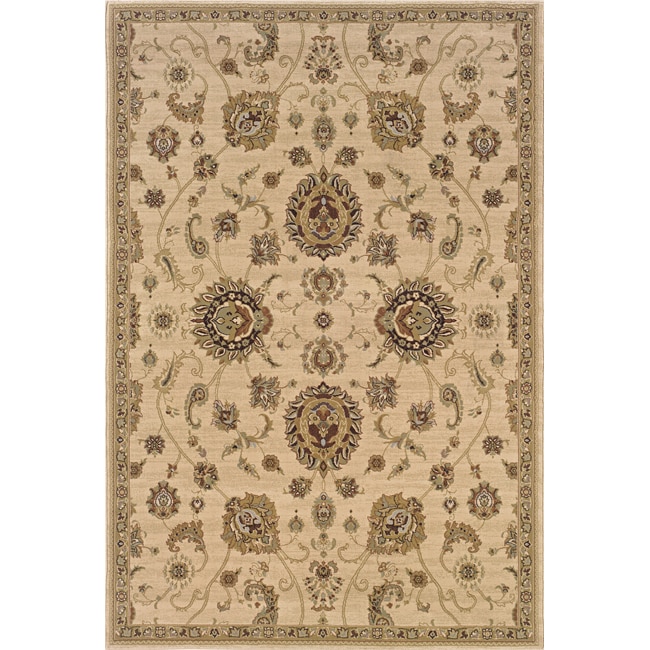 Astoria Beige/ Gold Traditional Area Rug (10 X 12 7)