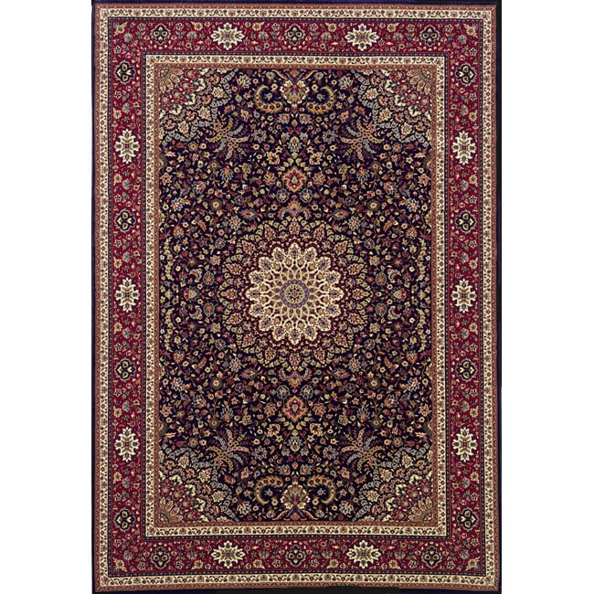 Astoria Blue/ Red Traditional Area Rug (10 X 127)