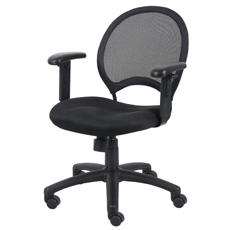 Boss Mesh Back Task Chair with Adjustable Arms