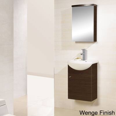 DreamLine Wall-mounted Modern Bathroom Vanity with Medicine Cabinet