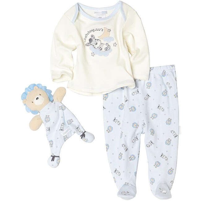 Shop Vitamins Baby Boys Lion Footed Pajama Set with Blanket Buddy