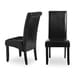 preview thumbnail 3 of 19, Milan Faux Leather Dining Chairs (Set of 2) Black