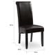 preview thumbnail 12 of 19, Milan Faux Leather Dining Chairs (Set of 2)