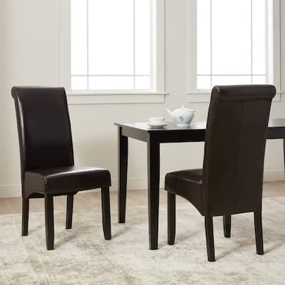 Milan Faux Leather Dining Chairs (Set of 2)