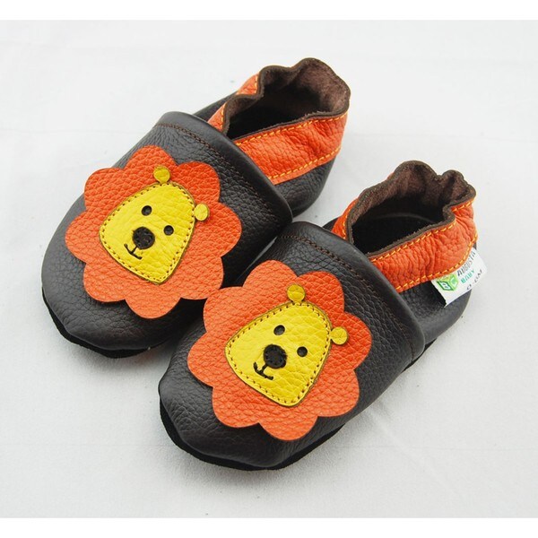 Shop Lion Soft Sole Leather Baby Shoes - Free Shipping On Orders Over ...