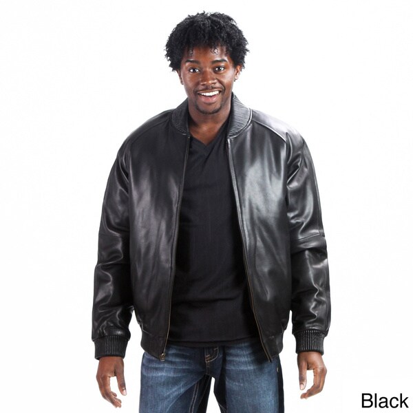 Shop United Face Men's Premium Baseball Leather Bomber Jacket - Free ...