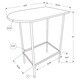 Porch & Den Donore Black/ Silver Metal Bar Table - Thumbnail 2