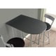 Porch & Den Donore Black/ Silver Metal Bar Table - Thumbnail 1