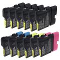 Refilled Insten Black Non-OEM Ink Cartridge Replacement for Brother LC61BK