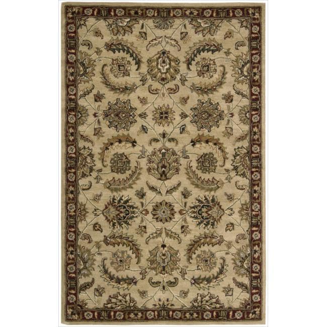 Nourison Hand tufted Caspian Beige Wool Rug (26 X 4)