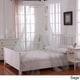 preview thumbnail 11 of 9, Oasis Sheer Moqsuito Net Round Hoop Bed Canopy Sage