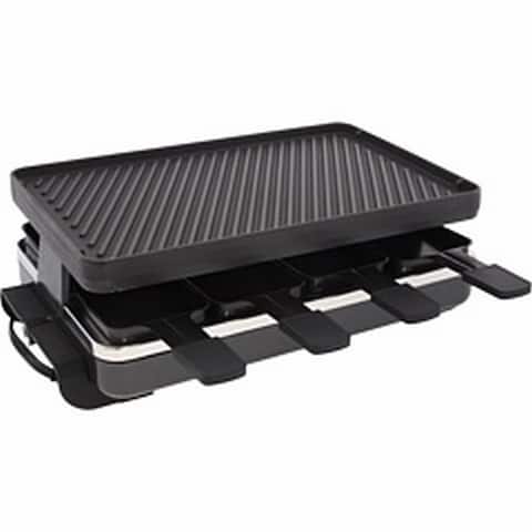 Swissmar KF-77040 8 Person Classic Raclette Party Grill With Reversible Cast Iron Plate