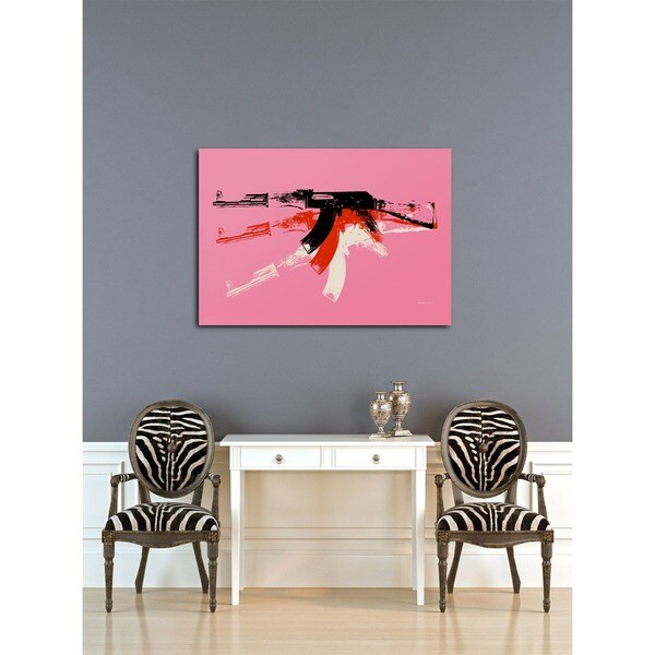 Maxwell Dickson 'AK-47' Canvas Wall Art - Bed Bath & Beyond - 6308131