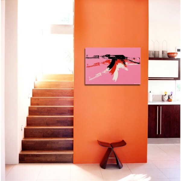 Maxwell Dickson 'AK-47' Canvas Wall Art - Bed Bath & Beyond - 6308131