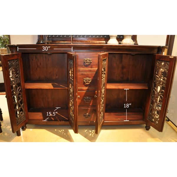 Shop Kosas Home Lourdes Tall Credenza Overstock 6308230