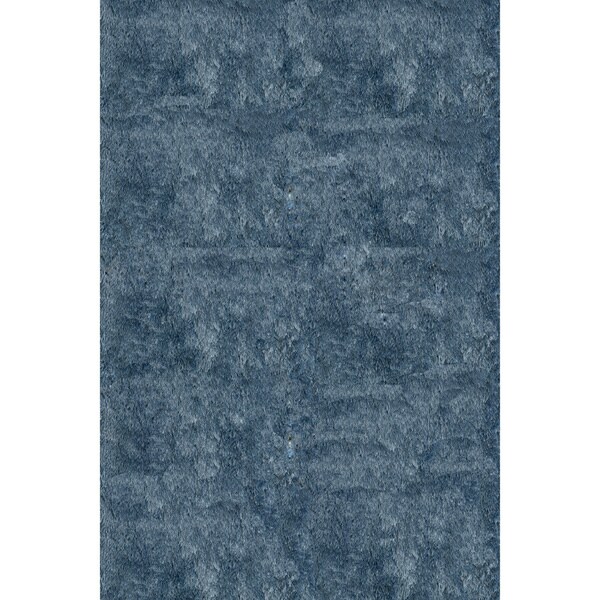 Momeni Luster Shag Light Blue Hand-Tufted Shag Rug - 8' x 10'