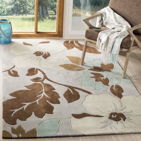 Shop Safavieh Handmade Modern Art Graceful Floral Ivory