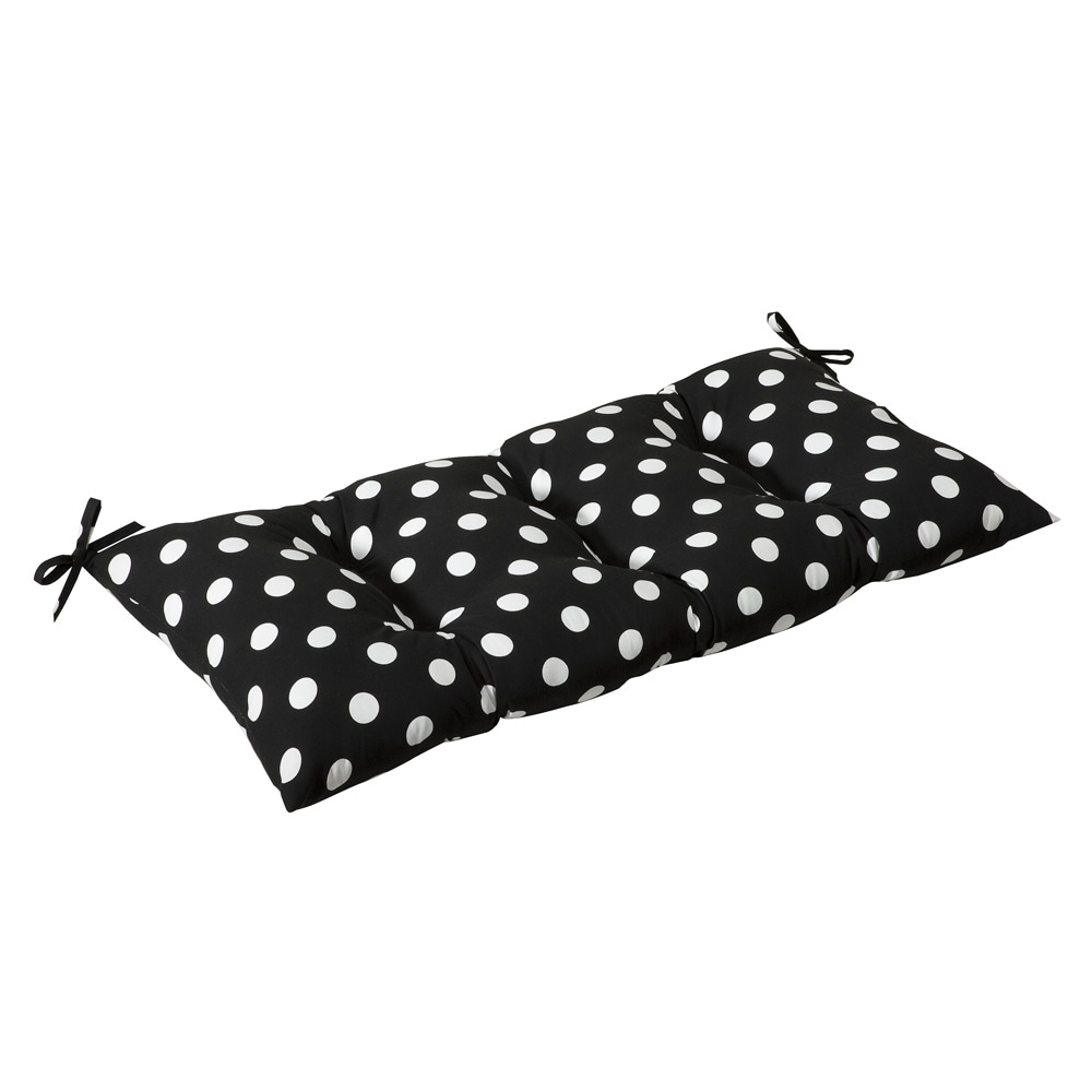 polka dot bench cushion