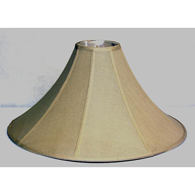 Beige Linen Conical Large Shade