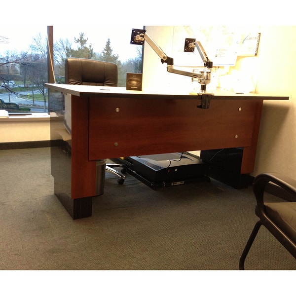 Shop Signature Mahogany S300 Executive Treadmill Desk Overstock