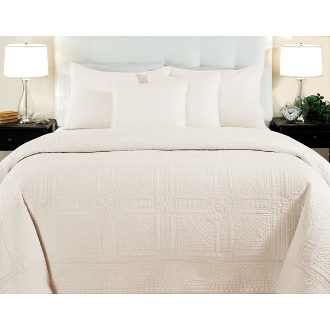 Cathedral Ivory 3-piece Quilt Set
