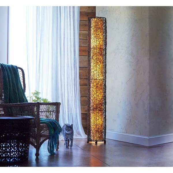 Handmade Nito Floor Lamp (Philippines) - Overstock - 6315703