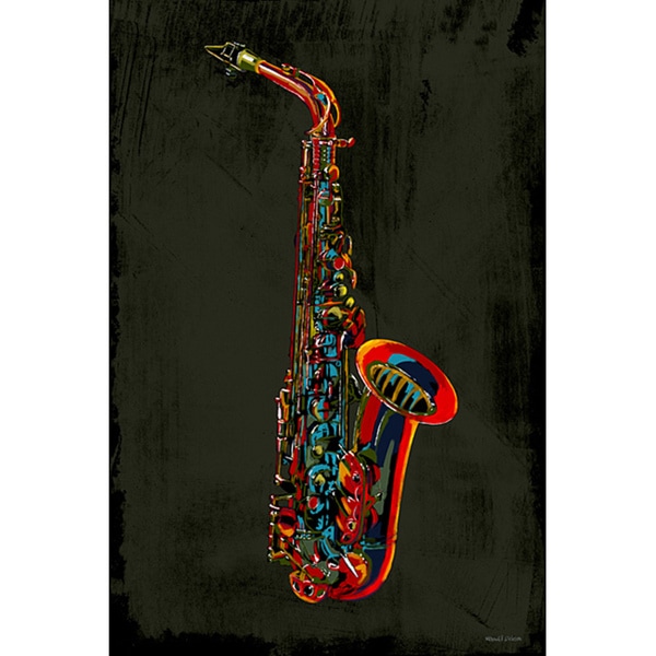 Alexis Bueno The Color of Jazz II Oversized Canvas Wall Art
