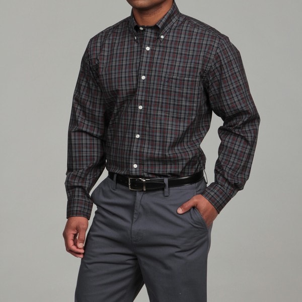 Nautica Men's Plaid Woven Shirt Nautica Casual Shirts