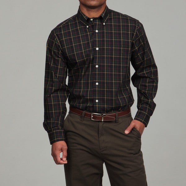 Nautica Men's Tartan Plaid Woven Shirt Nautica Casual Shirts