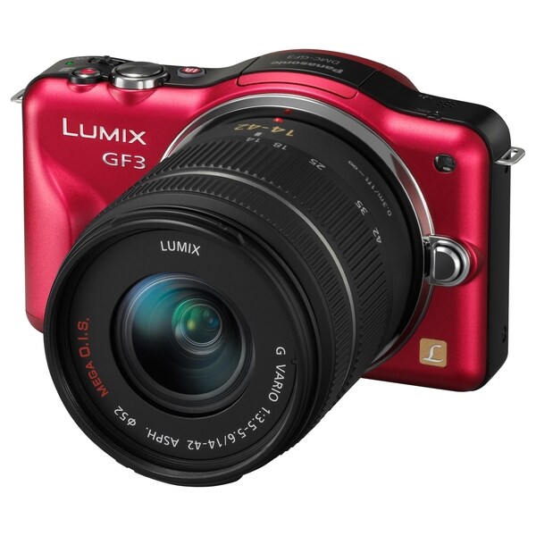 Panasonic Lumix DMC-GF3 12.1 Megapixel Mirrorless Camera - 14 mm - 42