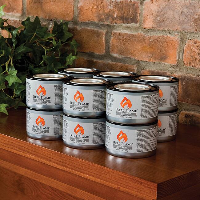 Junior Gel Fuel 7-oz Cans (Pack of 12) by Real Flame
